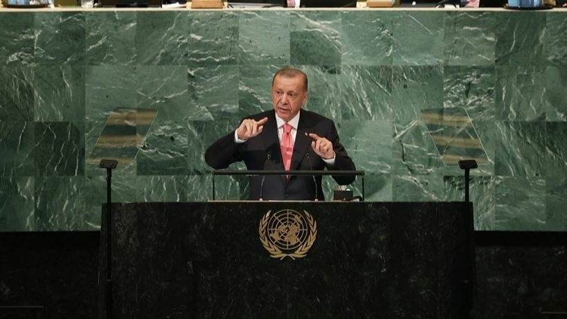 Erdoğan'dan BM kürsüsünden bir kez daha "KKTC'yi tanıma" çağrısı