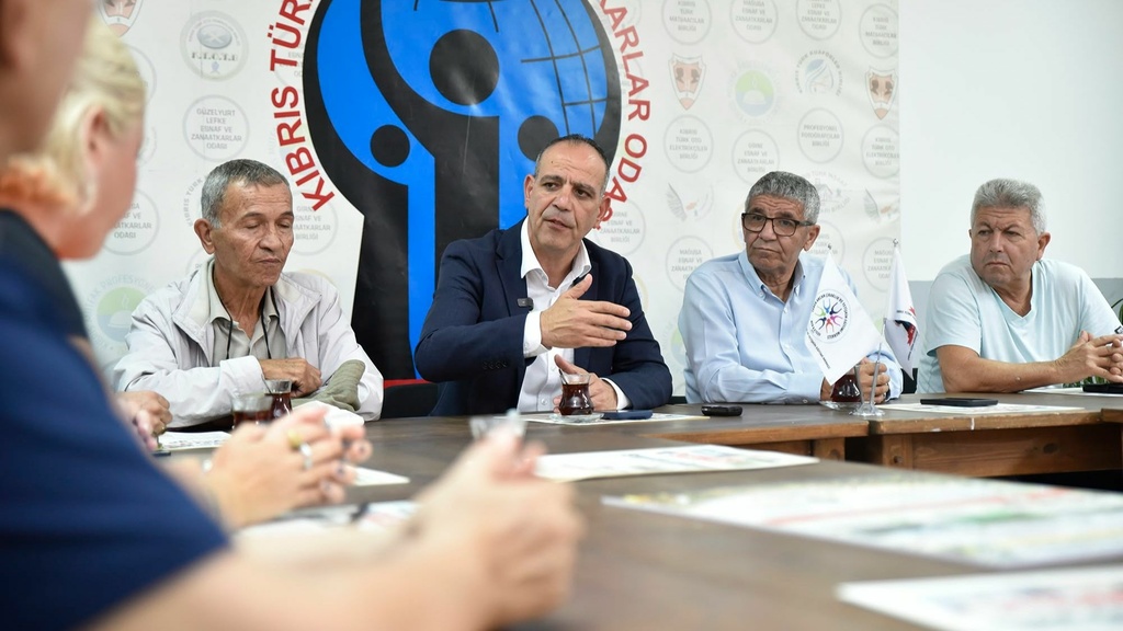 Esnaf ve tüccarlarla buluşma: Hedef Lefkoşa'da çalışma ve yaşam maliyetlerini azaltmak