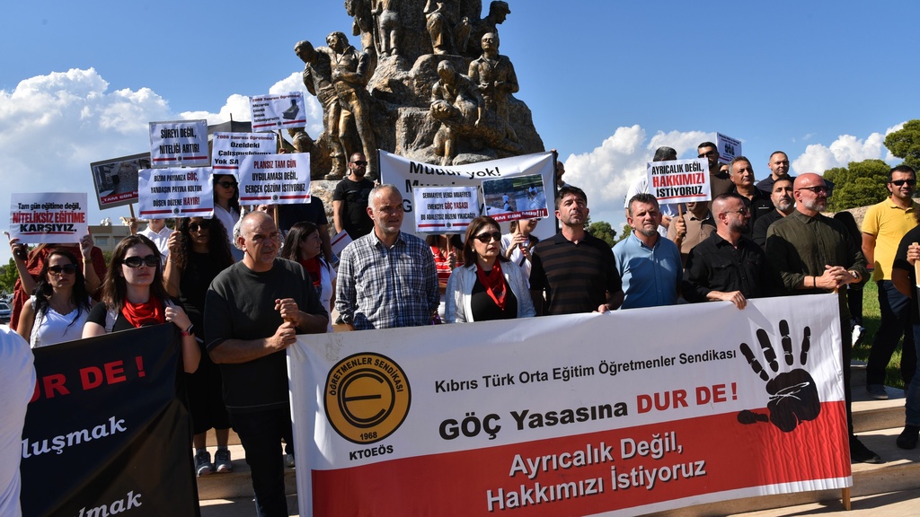 KTOEÖS'ten Güzelyurt ve Lefke'de grev