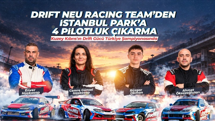 Kuzey Kıbrıs'ın drift gücü Türkiye Şampiyonası'nda