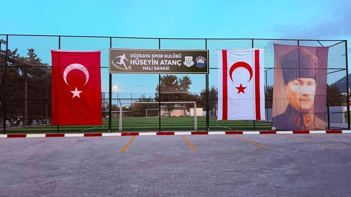 Çatalköy'de Hüseyin Atanç Halı Sahası hizmete girdi