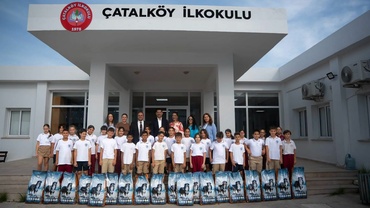Çatalköy İlkokulu öğrencilerinden sokak hayvanlarına anlamlı destek