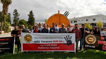 KTOEÖS'ten "Göç Yasası" grevi: Ayrıcalık değil, hakkımızı istiyoruz