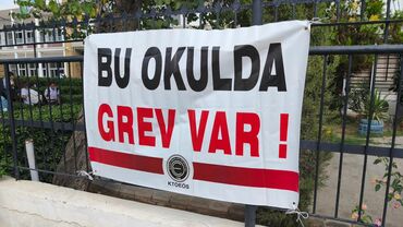 KTOEÖS, Girne bölgesindeki okullarda bugün öğleden sonra grevde