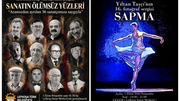 Lefkoşa Sanat Merkezi’nde çifte sergi açılışı
