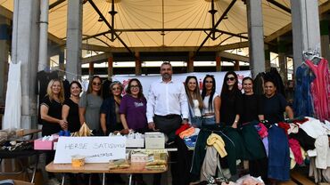 Kamu-İş'li kadınlardan anlamlı kermes